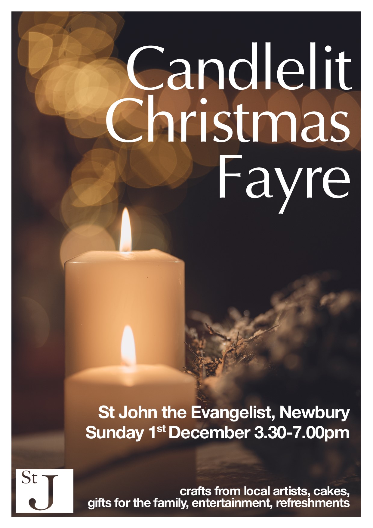 Candlelit Christmas Fayre at St John’s Church St and St John